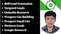 do b2b lead generation and GEO targeted lead prospecting by using linkedin
