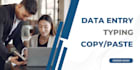 do data entry, fast typing, excel data entry, copy paste