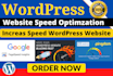 do speed up wordpress website optimization and google core web vitals