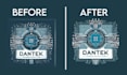 fix or edit ai generated logo flaws and convert to vector