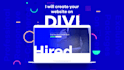 design a pro website using divi and  avada theme