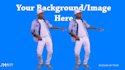 dance your song on a green screen