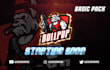 create animated starting soon, brb, stream ending screen