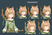 create visual novel anime character