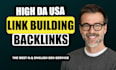 do 50 high authority anchor text dofollow SEO backlinks USA link building