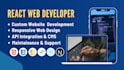 do website development as full stack developer PHP laravel developer react js