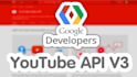 provide you youtube API key v3