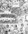 create a custom hand drawn thought process sketch page