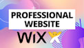 build a professional wix website