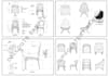 draft  furnitures in detailed shop drawing using autocad