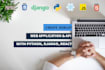 create your web application using python, django, react