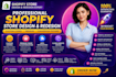 do shopify store design and redesign shopify website design shopify dropshipping