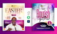 design professional church flyer, sermon flyer and church event poster