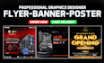 design flyers, posters, and banners for social media, print, and web using adobe