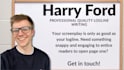 write your professional standard screenplay logline