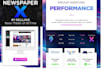create a newspaper or blog website using newspaper theme