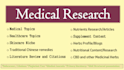 write health, supplements, herbs, medical research articles
