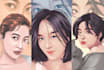 draw a realistic vector cartoon portrait from your photo quickly