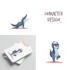 do something cool especially animal , illustration