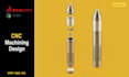 provide cnc machining design, stl for cnc, and technical drawings