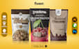 do product pouch design, pouch label design, bag design, and mylar bag de