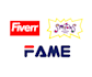 create a rugrats, supreme, fila inspired logo