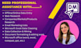be your one stop solution for data entry and web research
