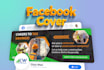 design a professional facebook cover and linkedin banner