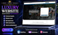create a luxury website, portfolio website, or business website