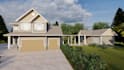 create 3d exterior design with realistic rendering