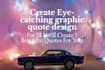 create beautiful and eye catching quote design
