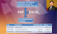 convert bank statement from pdf to excel, google sheet, csv