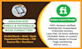 do kdp book formatting, typesetting, book cover design