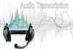 professionally transcribe your english audio file