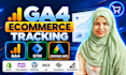 setup google analytics ga4 ecommerce tracking for shopify, woocommerce