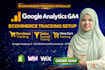 setup google analytics, ga4 ecommerce tracking, ads conversion tracking