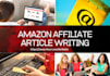 write amazon affiliate  articles or buying guide