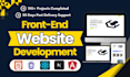 frontend developer react nextjs angular typescript custom website landing page