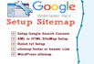 manually create XML html footer sitemap fix robots txt
