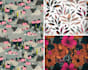 design 3 seamless pattern designs in one order, textile