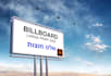 design billboard, indoor or outdoor signage, banner, english, hebrew