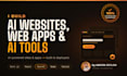 build ai websites, web apps and ai tools for your business