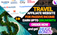 create travel affiliate website to make money online
