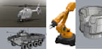do industrial 3d modeling and rendering animation