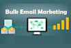 send bulk emails or email blast, email campaign
