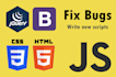 do javascript html css jquery task