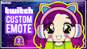 create a custom twitch emote and badges