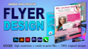 create a professional, modern poster, flyer, and banner