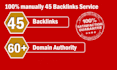 do 45 backlinks from high da 60 plus domains