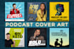 design a podcast cover art